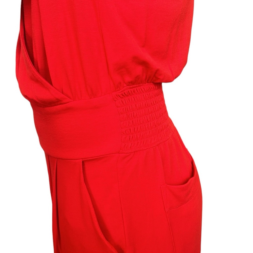 NWT Cabi Uptown Jumpsuit‎ Ankle in Vermilion Red M - Picture 11 of 17
